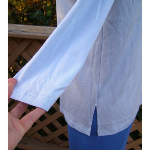 NWT size S/M Oscalito You Too blue cardigan top - Picture 9 of 11